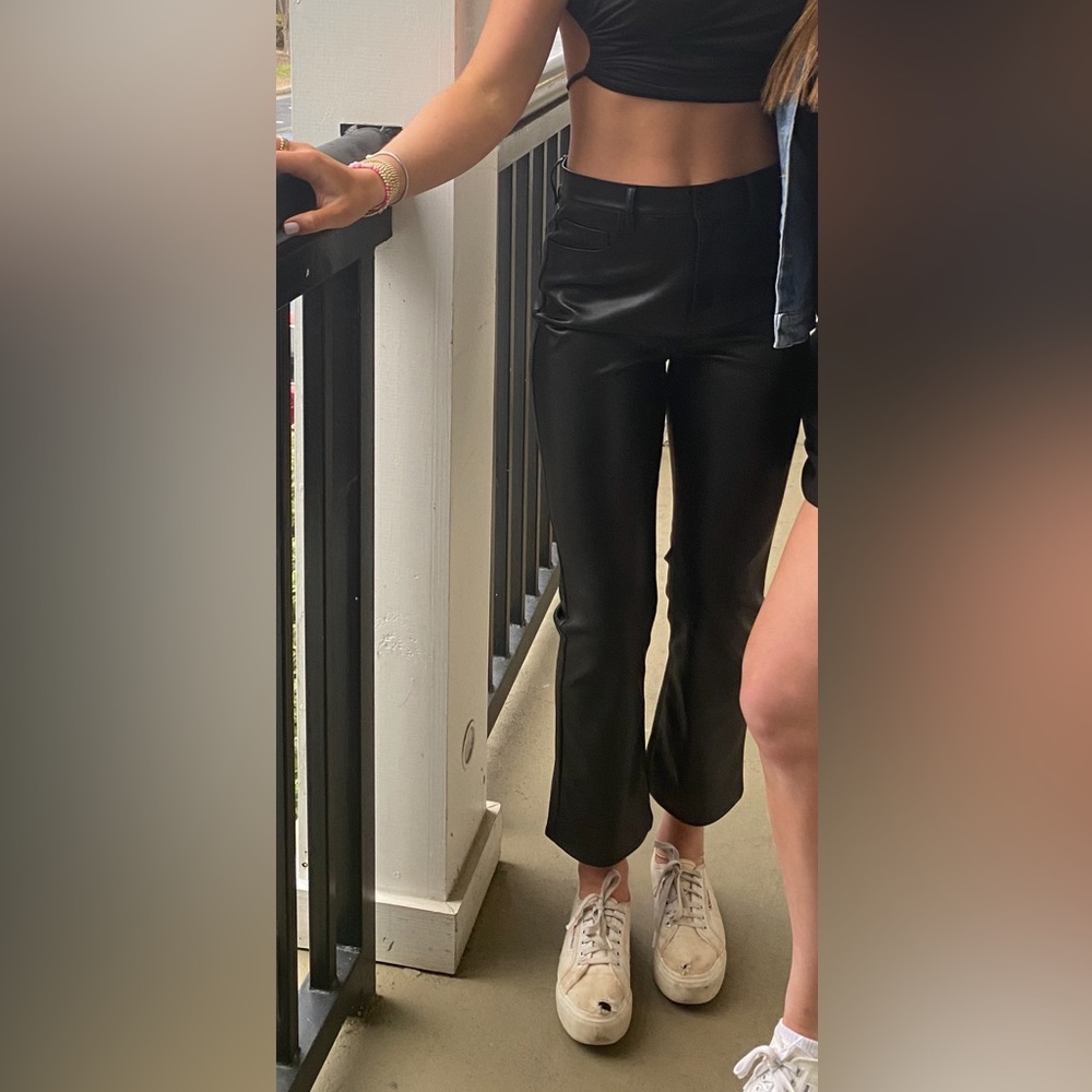 Lord & Taylor size 26 leather pants great condition